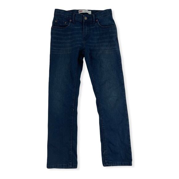 LEVIS 511 Slim Fit Denim Blue Jeans Sz 26x26 12 Regular Cotton Stretch Dark Wash - Picture 1 of 7